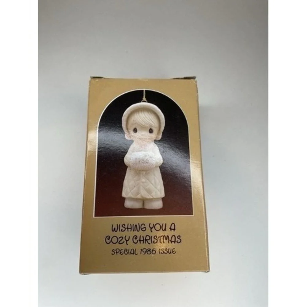 NWB‎ Precious Moments Christmas Ornament Wishing You A Cozy Christmas 3